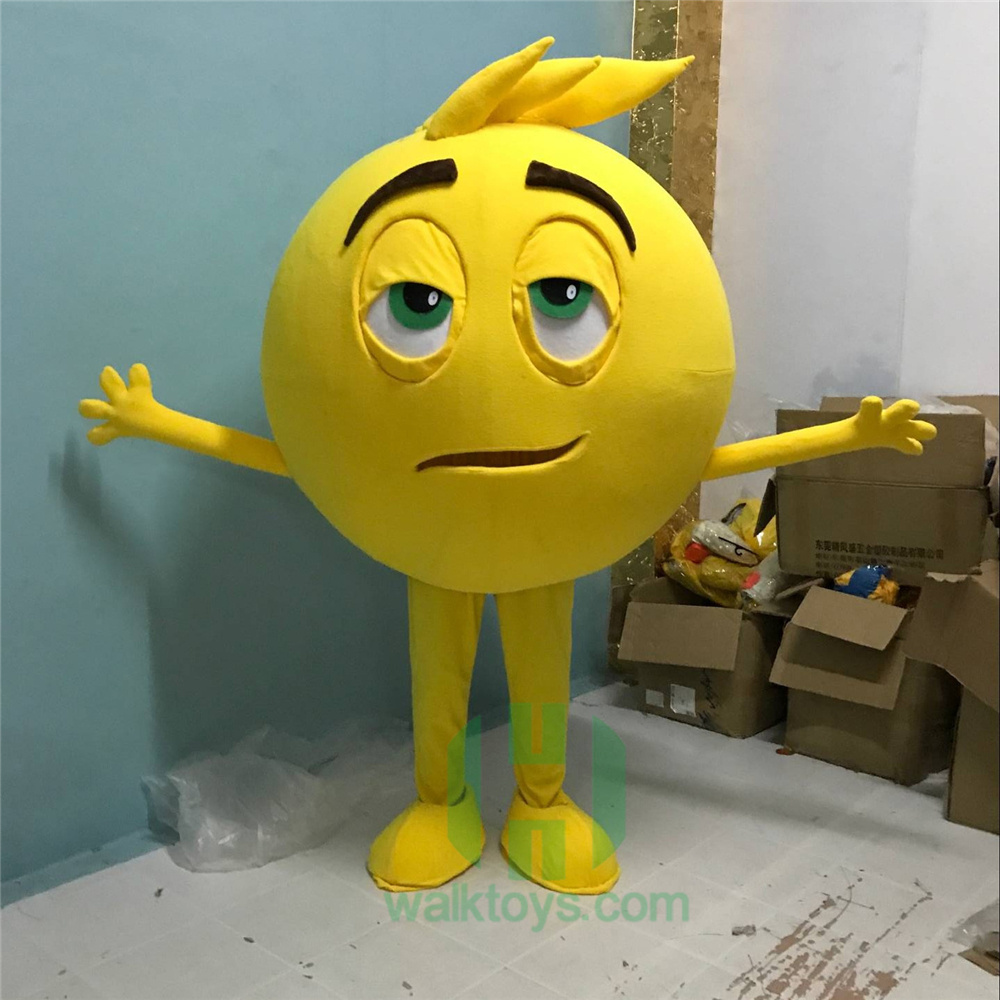 Custom Cartoon Character  Mascot Costumes Animal Adult Yellow balls