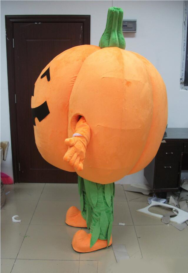 custom mascot character costume adult pumpkin mascot costume for sale