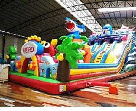 Inflatable fun city Amusement park toys inflatable  Amusement park games for sale