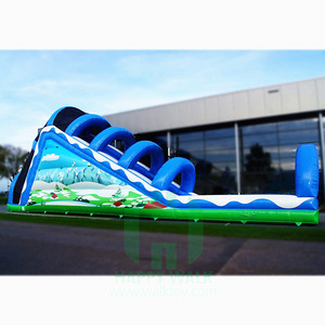 Super Long Channel Tube Bouncing Slides Inflatable Slide for Child Kids Adults Winter Snow Game Roller Inflatable Slide