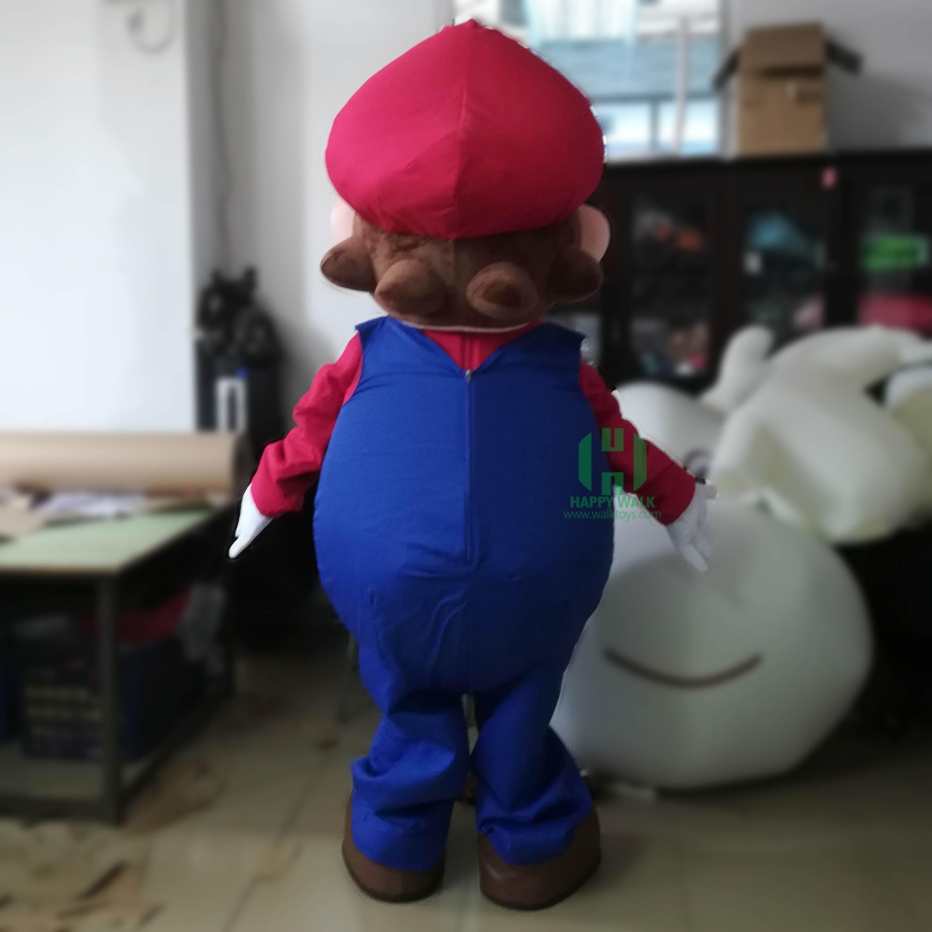 Halloween christmas costume adult cosplay Mario mascot costume for sale