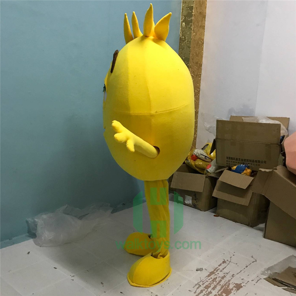 Custom Cartoon Character  Mascot Costumes Animal Adult Yellow balls