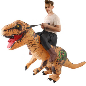 Funny cartoon inflatable dinosaur suit T-rex suit costume for sale