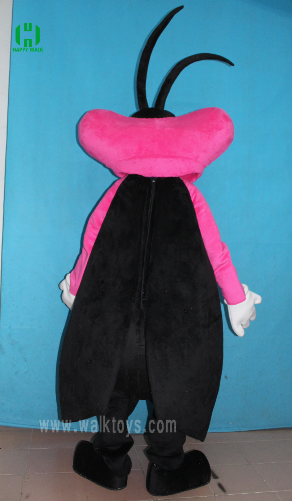 Customized incest mascot costume theme exhibition animal sale pink cartoon character mascot costume