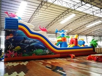 Inflatable fun city Amusement park toys inflatable  Amusement park games for sale