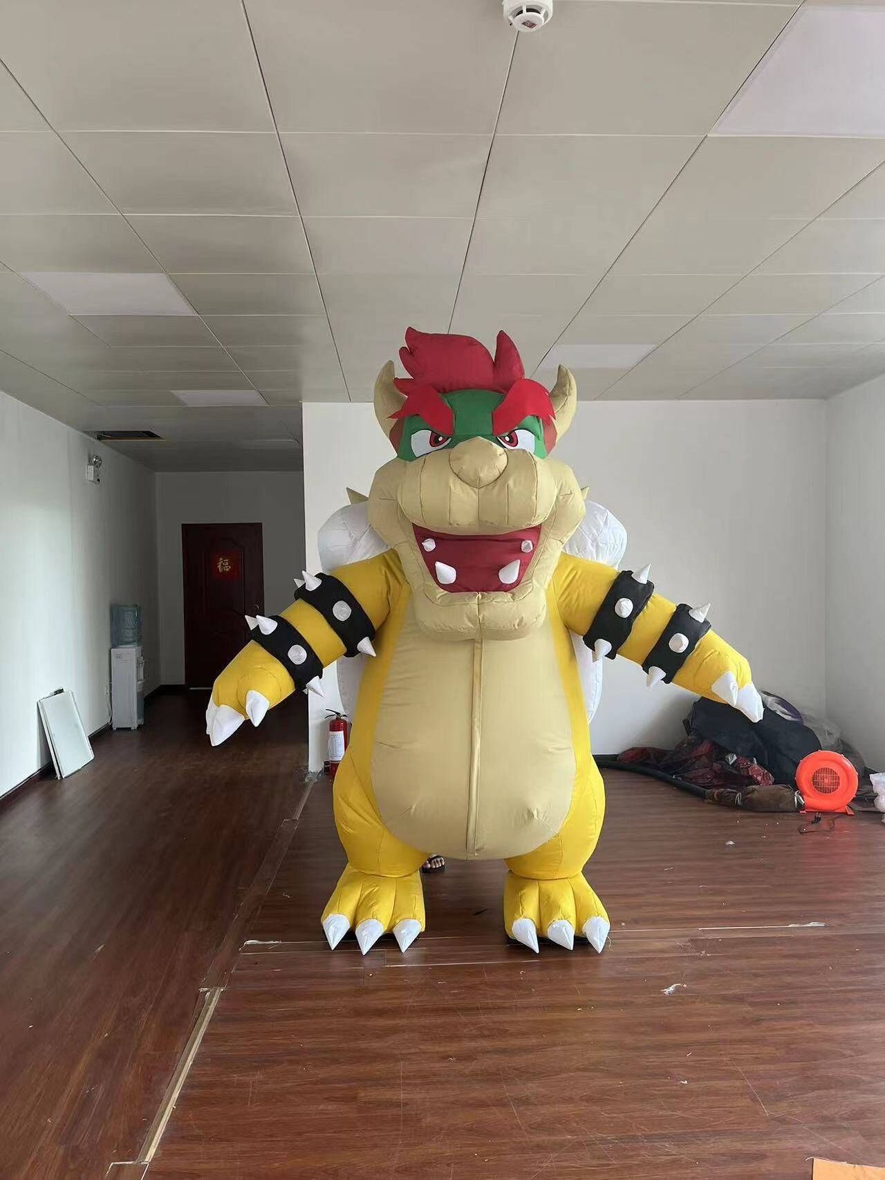 New 2 Meter Giant Custom Walking anime inflatable bowser mascot costume customized party suit