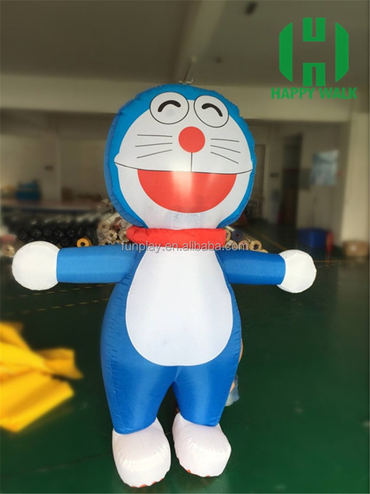 HI New Arrival Cute Lovely Doraemon Halloween Inflatable Costumes lyjenny Mascot Dolls For Adult and Kids Party Dressing Anime