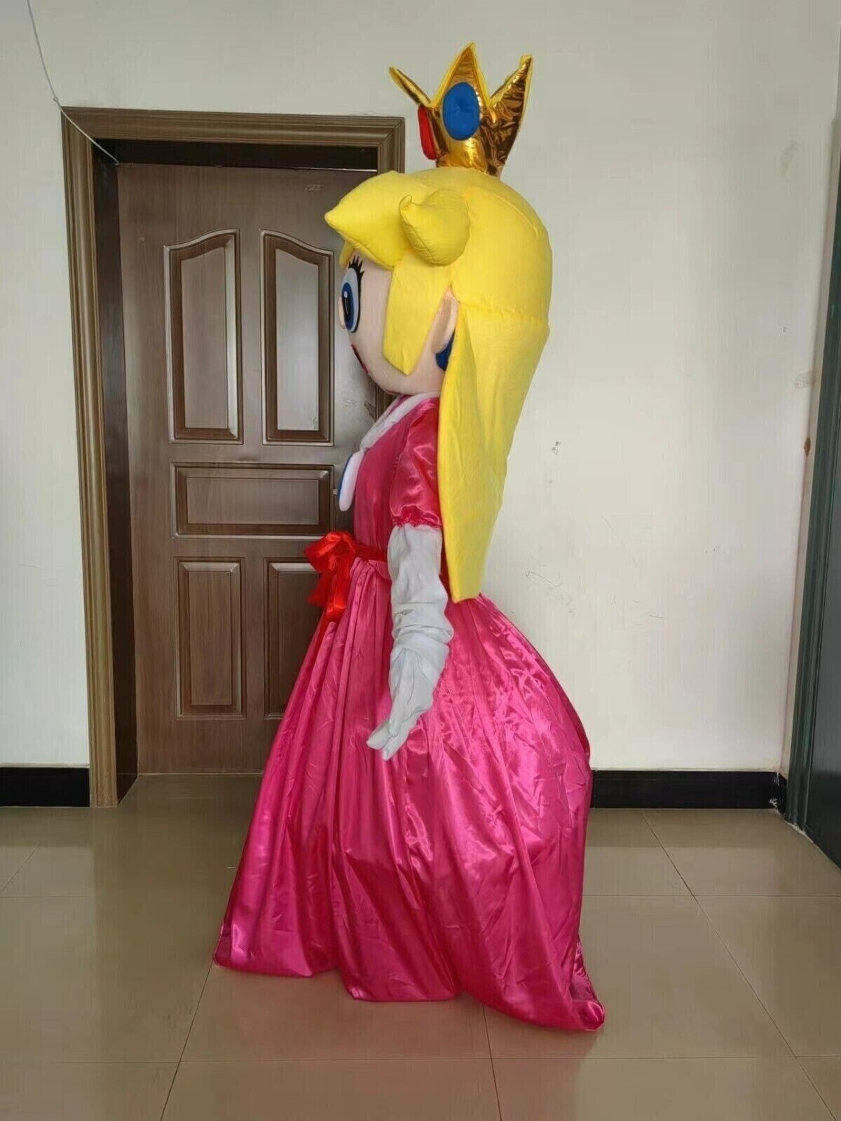 XXL Inflatable Fancy Dress custom adult princess peach mascot costume cartoon character