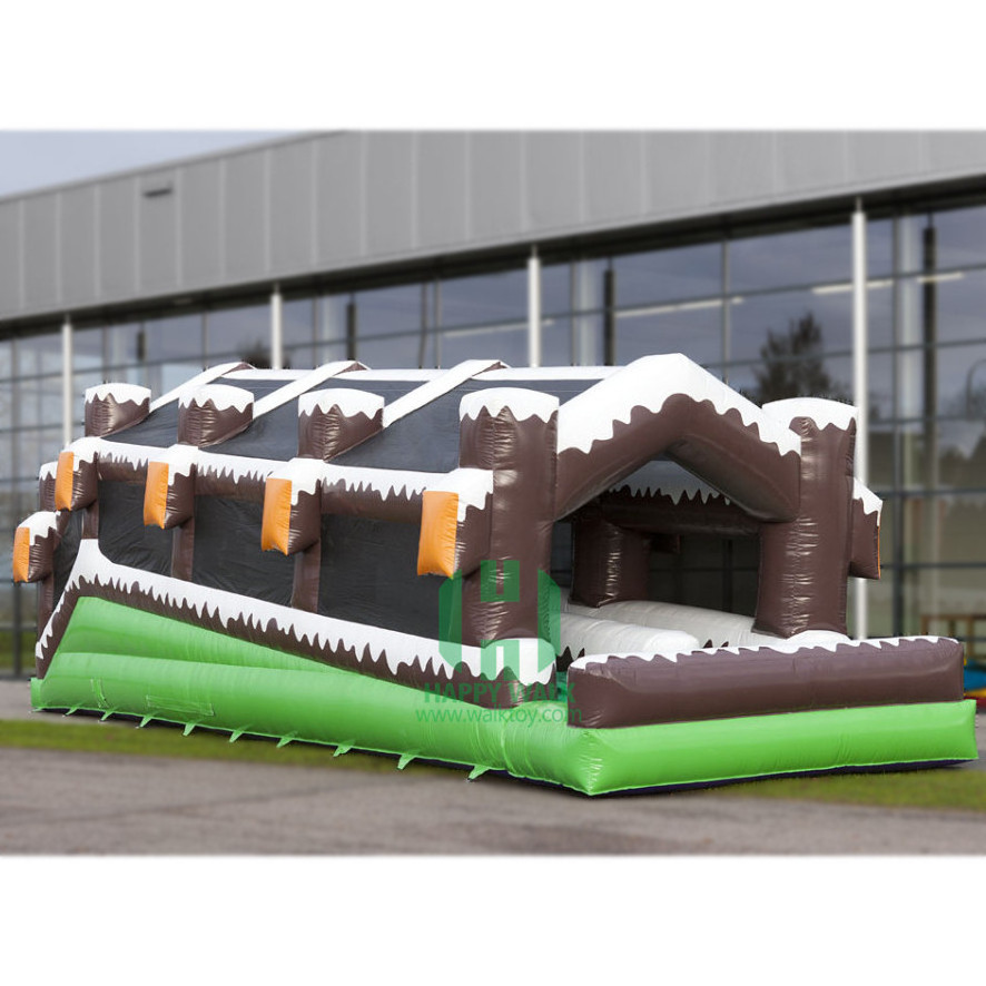 Super Long Channel Tube Bouncing Slides Inflatable Slide for Child Kids Adults Winter Snow Game Roller Inflatable Slide