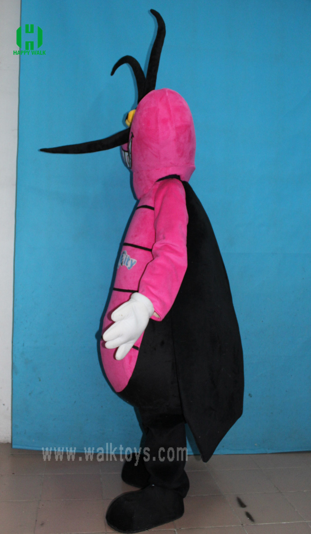 Customized incest mascot costume theme exhibition animal sale pink cartoon character mascot costume