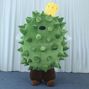 Wearable Mascot new product green Durian walking mascot costume adult costume fruit inflatable Mascot Costume