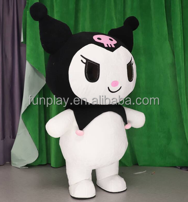 Lovely Kuromi Character Inflatable Mascot Costume Advertising Inflatables for Adult Cosplay