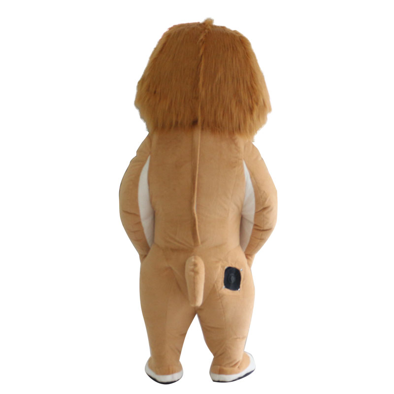 HI 2.6m customized plush animals walking suit inflatable lion costume for cosplay