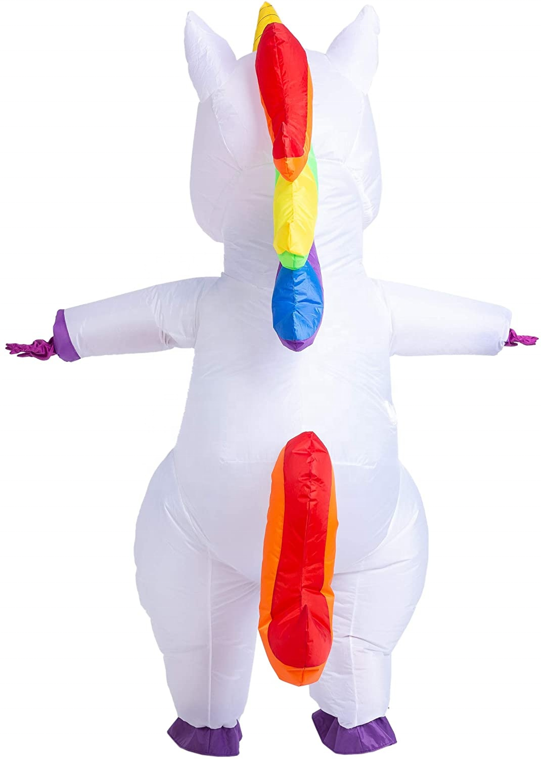 Hot Sale unicorn Cartoon Inflatable Costume Cosplay Party Fancy Dress Halloween Fur suit Inflatable unicorn costumes