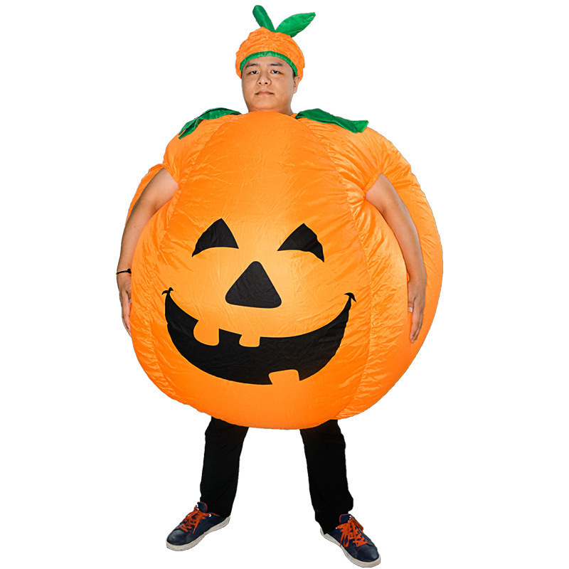 Wholesale Customized Halloween Mascot Waterproof Inflatable Pumpkin Costume Advertising Cloth Cosplay in Hot Sale