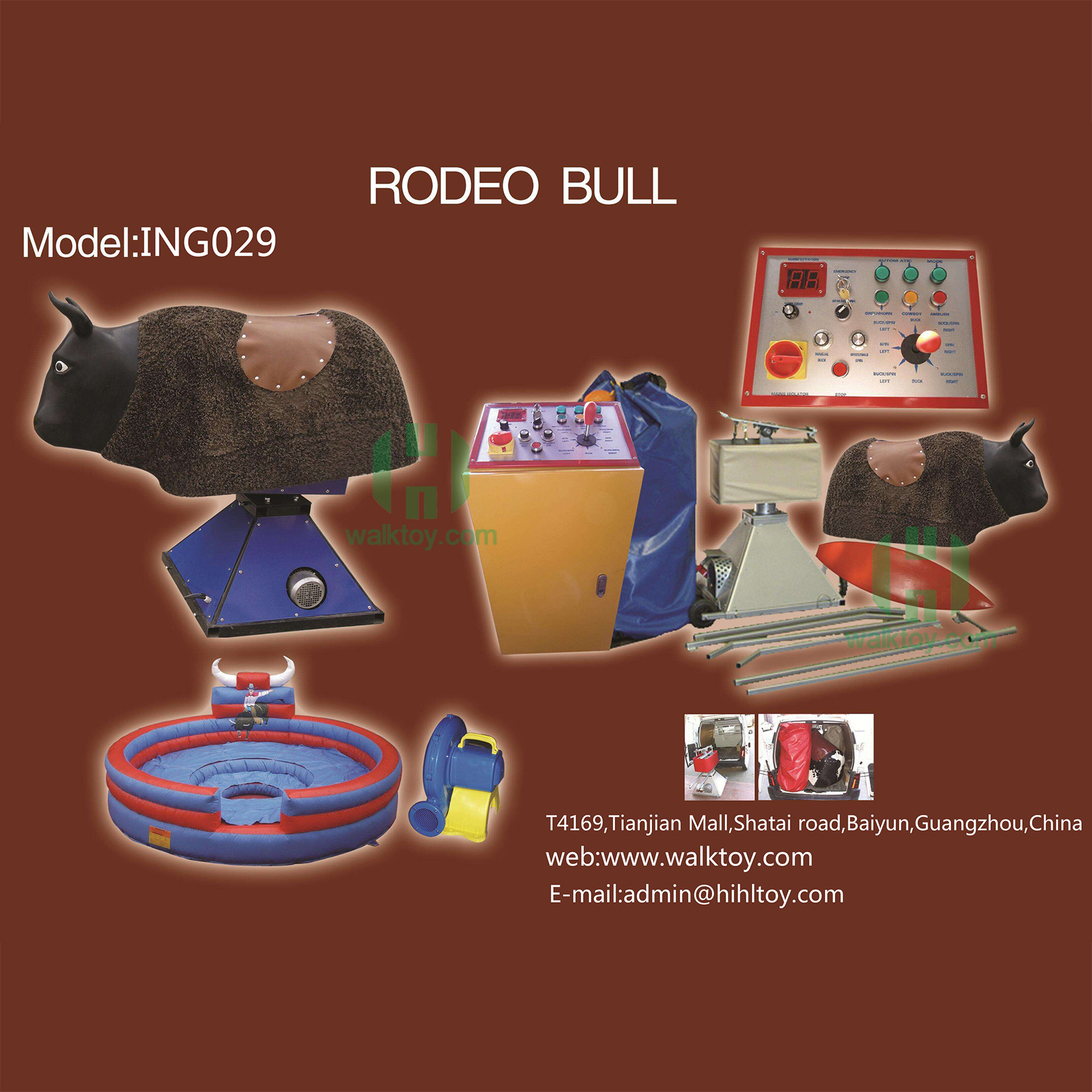 Outdoor inflatable party games mechanical bull simulator mechanical rodeo bull for sale bullfighting machine with arena mattress