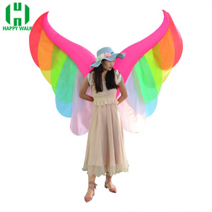 Woman Cosplay costume Angel Wings sexy Inflatable costume Butterfly Colorful Adult Fairy for Halloween Christmas Fancy Dress