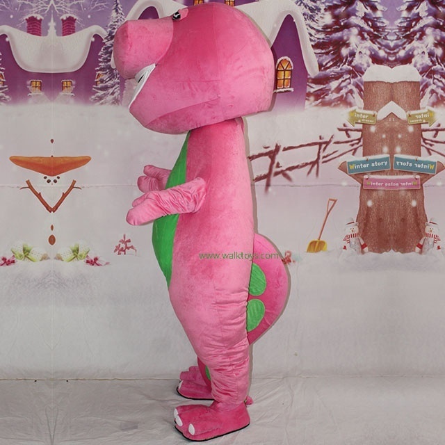 Barney mascot costume for adults