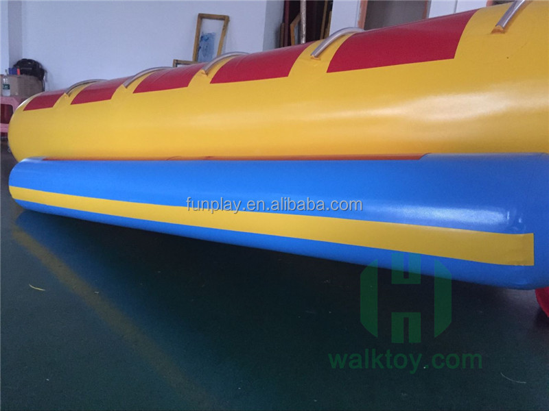 HI airtight sea floating 8 passengers inflatable banana boat for sale