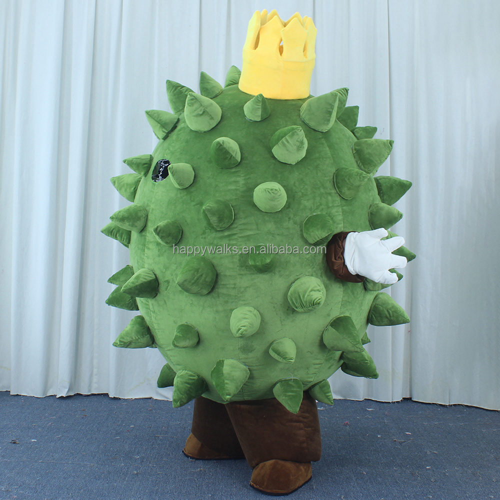 Wearable Mascot new product green Durian walking mascot costume adult costume fruit inflatable Mascot Costume