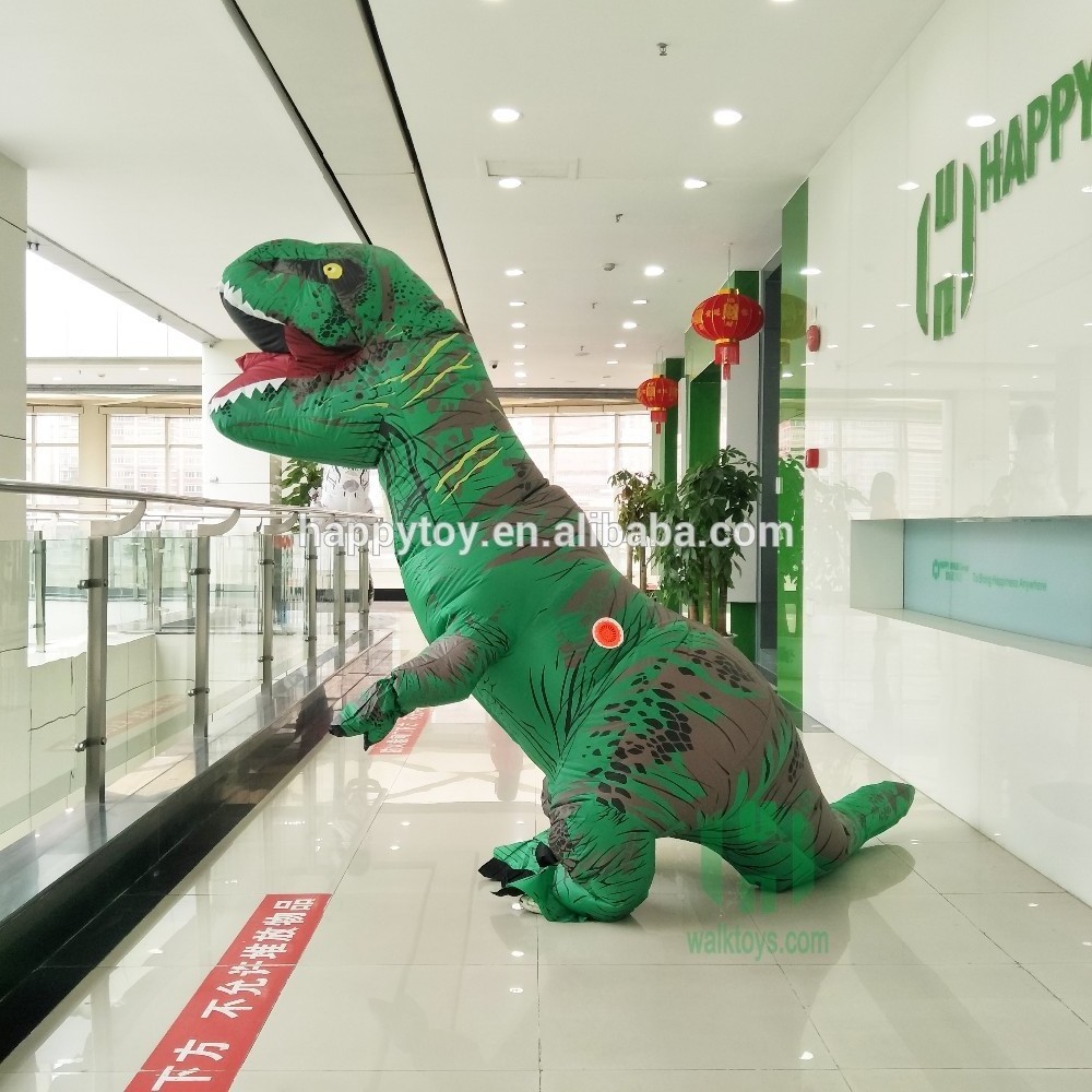 Cheap Price Inflatable Dinosaur Cosplay for Sale Inflatable Dinosaur Costume Funny Tricky Dinosaur Halloween Costumes