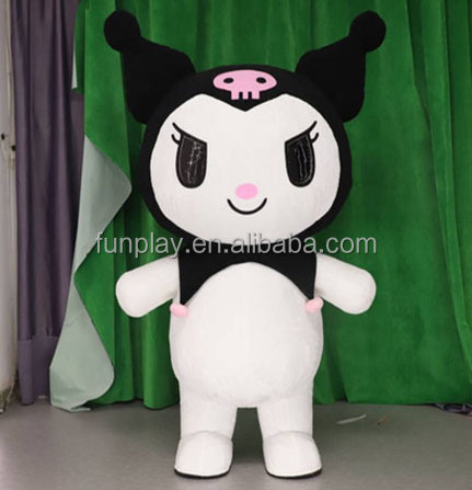 Lovely Kuromi Character Inflatable Mascot Costume Advertising Inflatables for Adult Cosplay