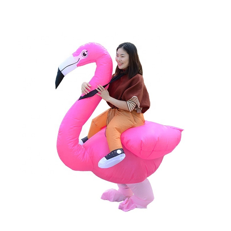 Party Funny Inflatable Red Flamingo Costume For Dress-Ups