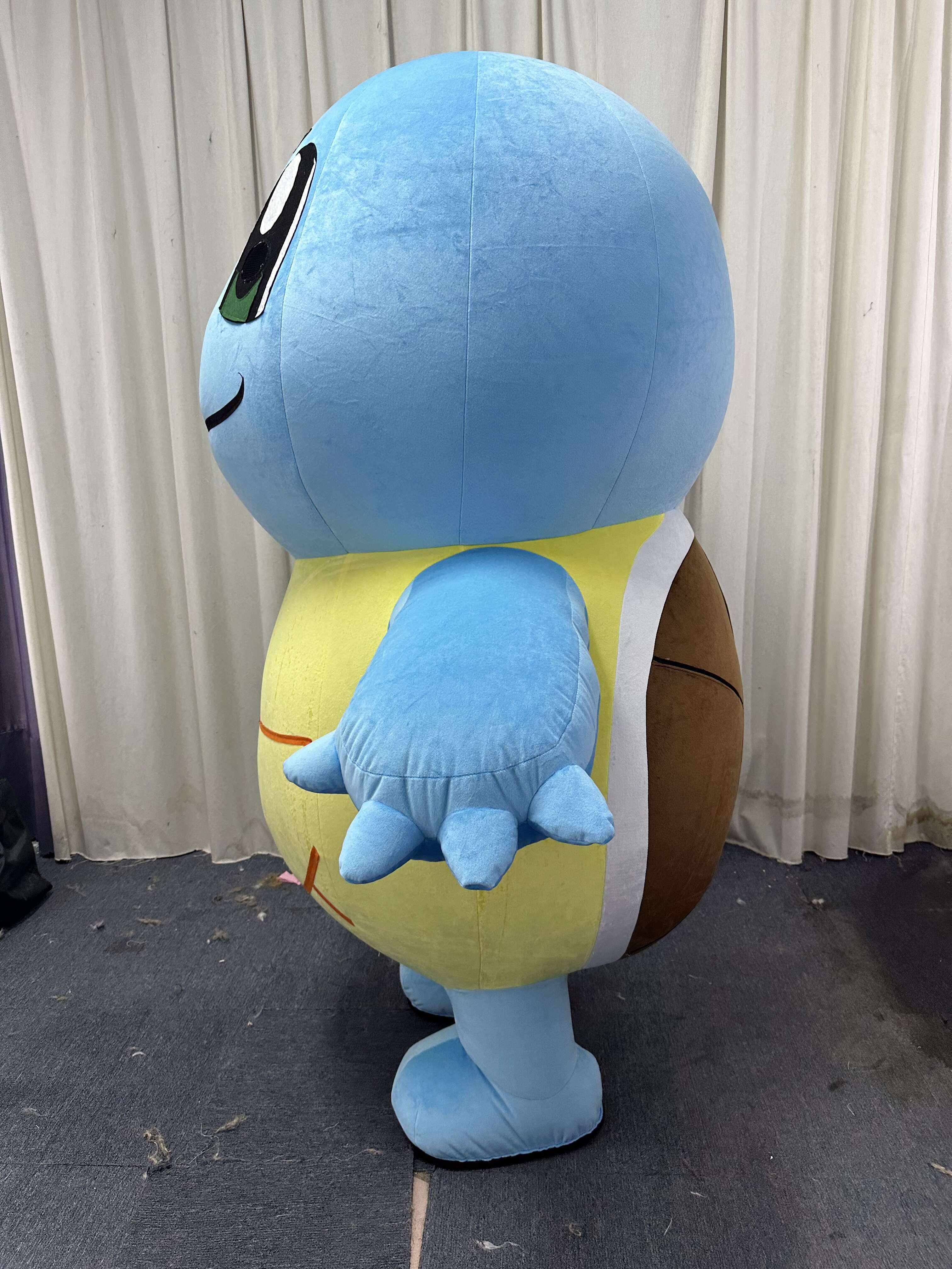 Custom 2 meter air blow walking mascot inflatable turtle costume for adult