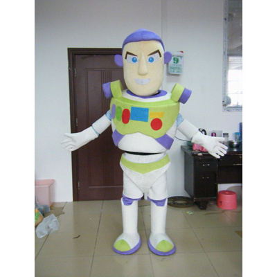 Cartoon character buzz light year astronaut mascot costume for sale