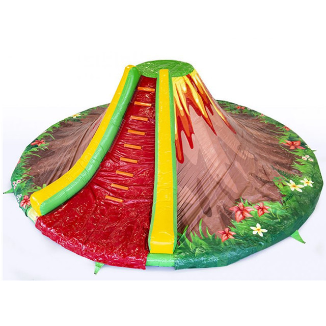 New Arrival Kids Playground Climbing Equipment Exciting Inflatable Volcano Slide