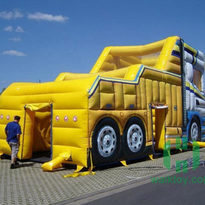 HI factory price giant advertising PVC car model inflatable bouncer for sale