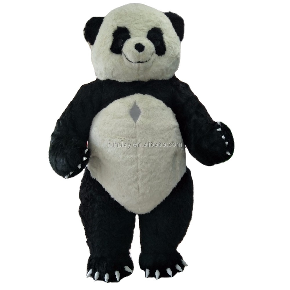 HI CE 2018 hot sale adult panda mascot costume realistic animal costumes