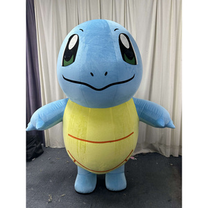 Custom 2 meter air blow walking mascot inflatable turtle costume for adult