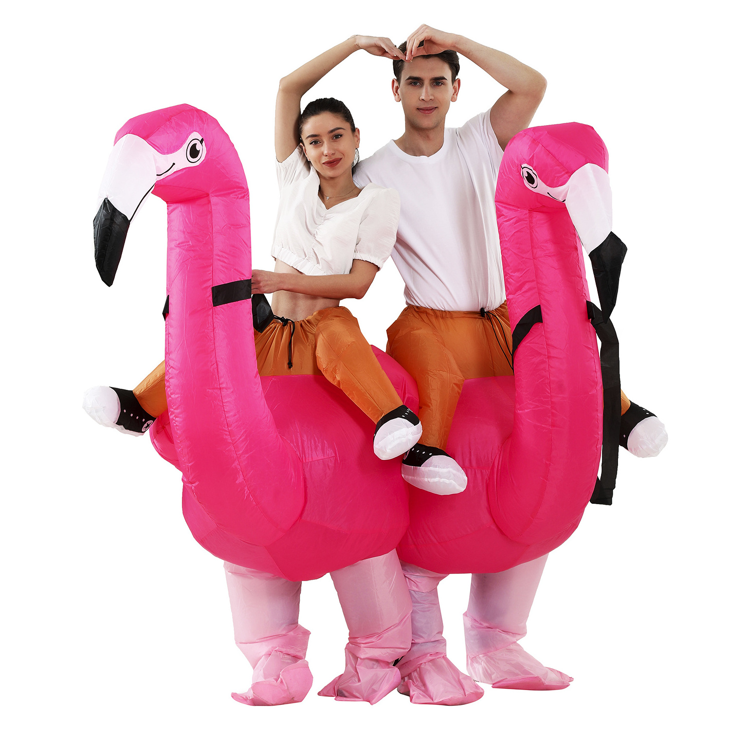 Halloween Party Funny Inflatable Red Flamingo Costume For Dress-Ups