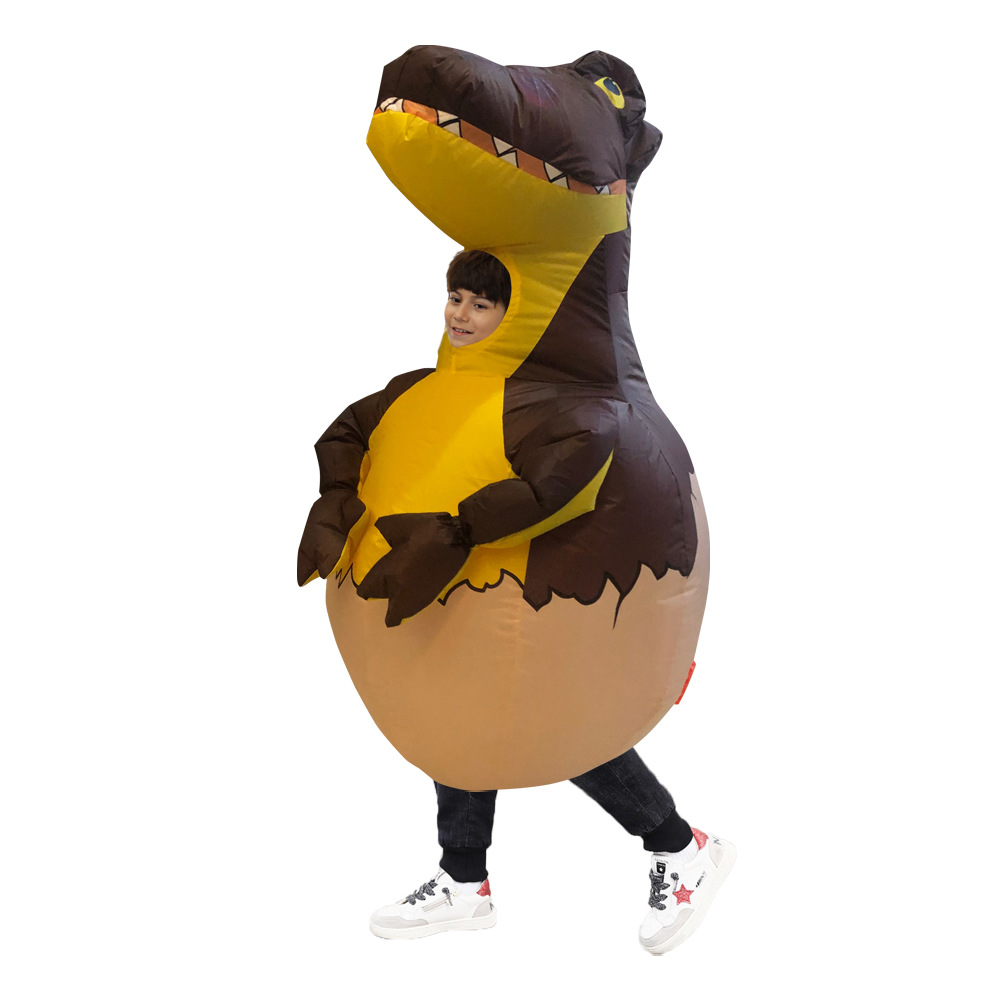 Factory price Kids Inflatable Newborn dinosaur costume fancy animals mascot dress for party cosplay