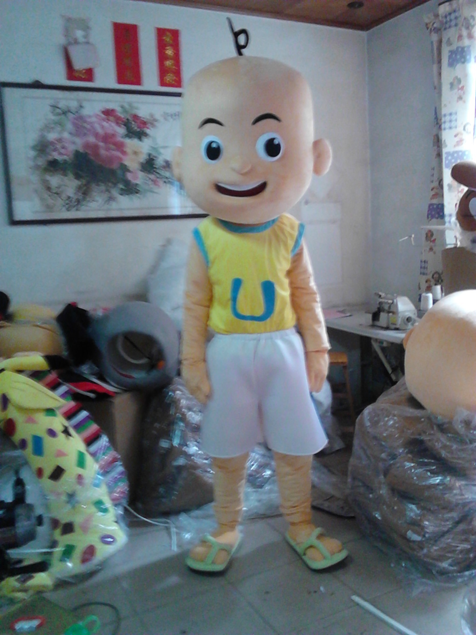 HI CE Hot selling upin ipin mascot costume, mascot costume for adult