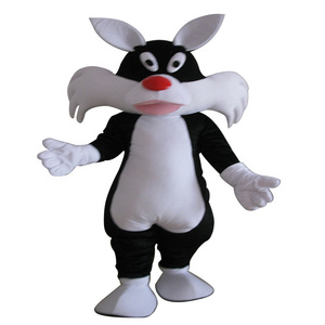 Sylvester Plush Cat Mascot Costume Adults Size Fancy Dress Suit