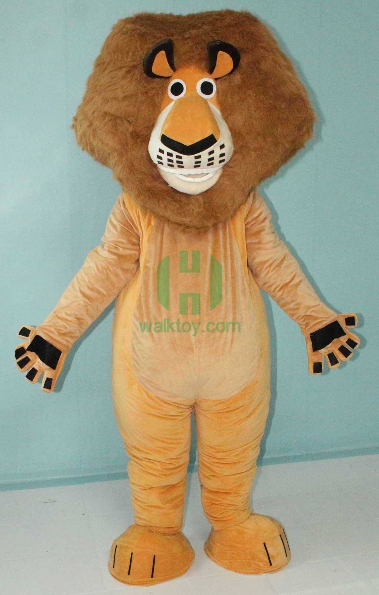 Professional Lion Mascot Costume Plush Cosplay Party Game Dress Outfit Advertising Halloween Adult Mascot Christmas