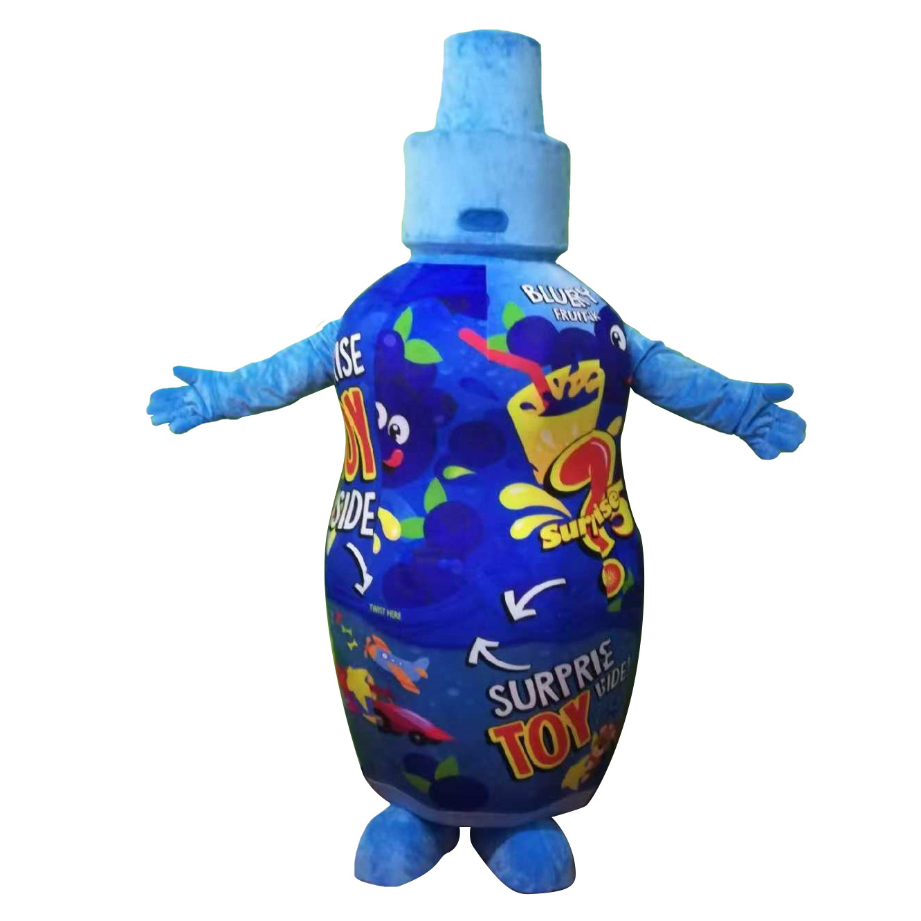 Red blue bottle costume party cheap mascot costume funny adults custom mascot costume for sale