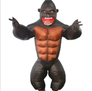 Halloween king kong costume gorilla inflatable costume