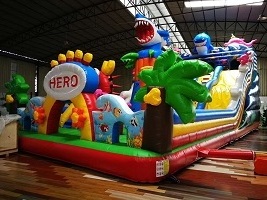 Inflatable fun city Amusement park toys inflatable  Amusement park games for sale