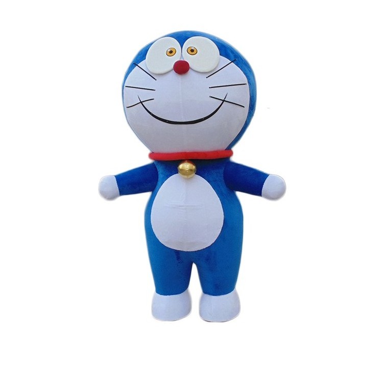 New style 2m/2.6m/3m inflatable cartoon doraemon mascot costume for adult