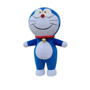 New style 2m/2.6m/3m inflatable cartoon doraemon mascot costume for adult