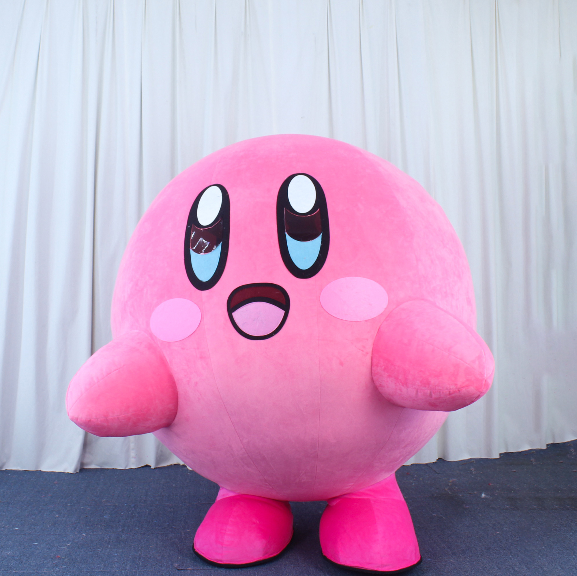 Advertising inflatable kirby mascot costume for adult For Party inflatable costume for Sale