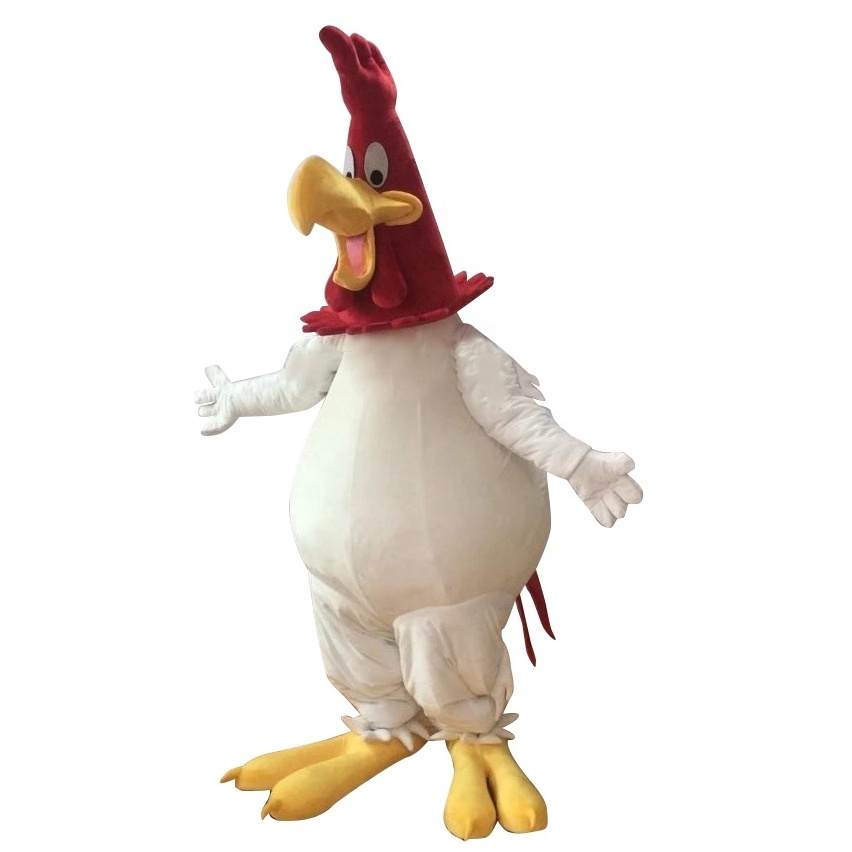 Movie mascot costume cartoon foghorn leghorn costumes for adults