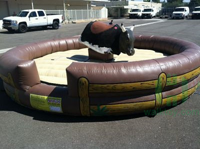 Outdoor inflatable party games mechanical bull simulator mechanical rodeo bull for sale bullfighting machine with arena mattress