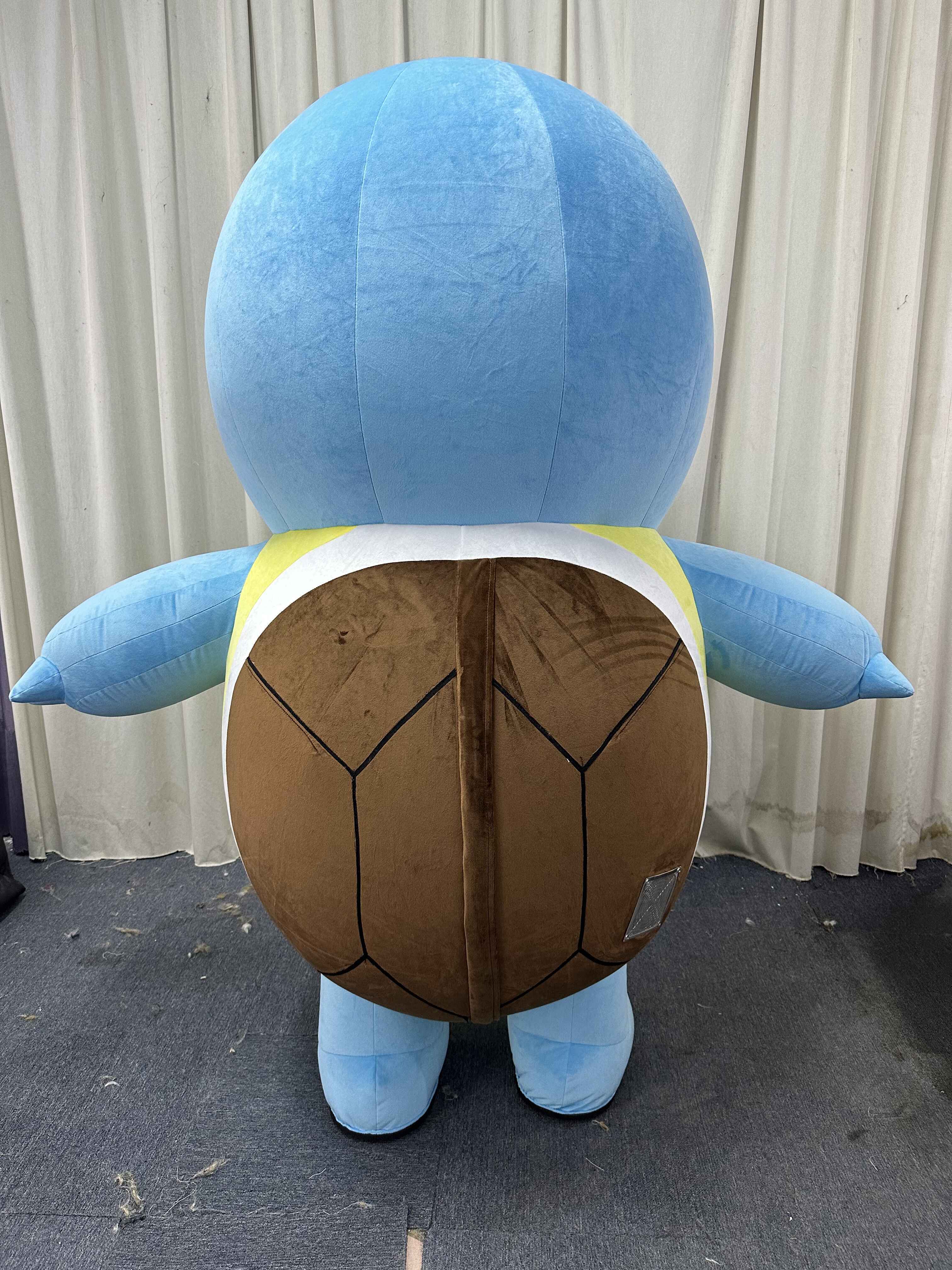 Custom 2 meter air blow walking mascot inflatable turtle costume for adult