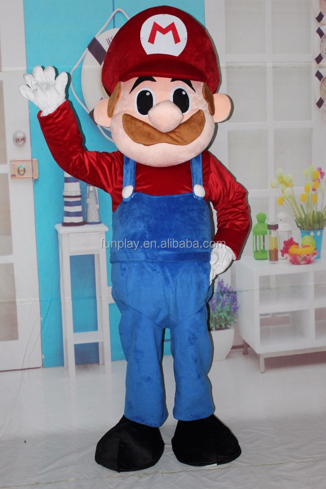 HI EN71 2013 Cute Lovely Promoting Mario cartoon mascot