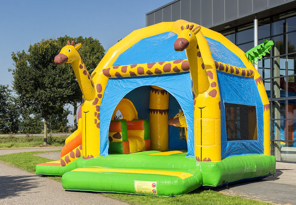 Hot sale Inflatable Giraffe Bouncer Castle House Bouncing Castle For Kids Inflatable Commercial Castle Bounce House Inflatable