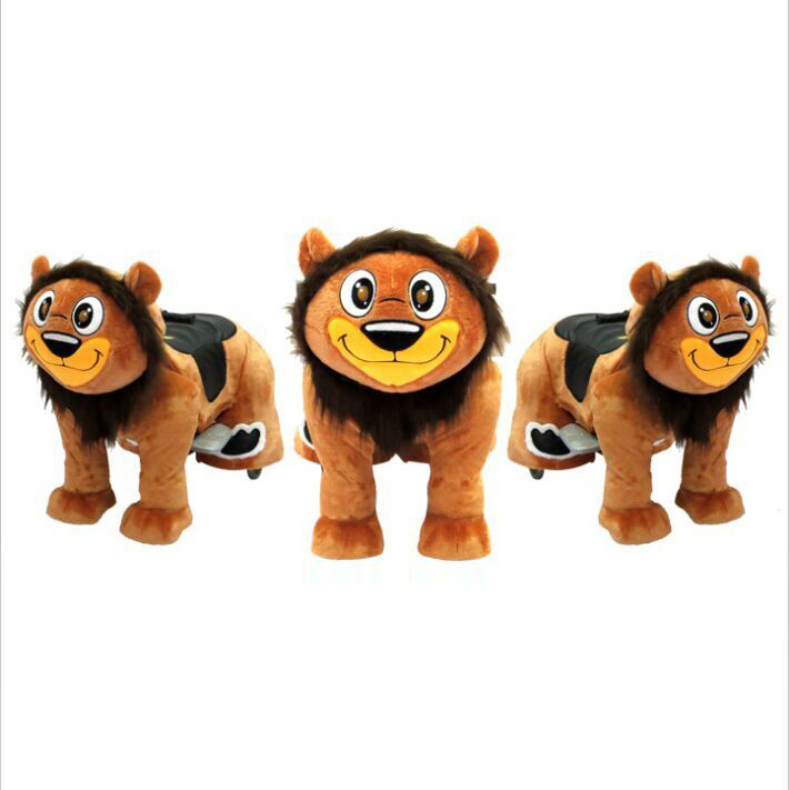 Funny CE animal shape ride on toys plush riding toys coin operated animal ride for kids